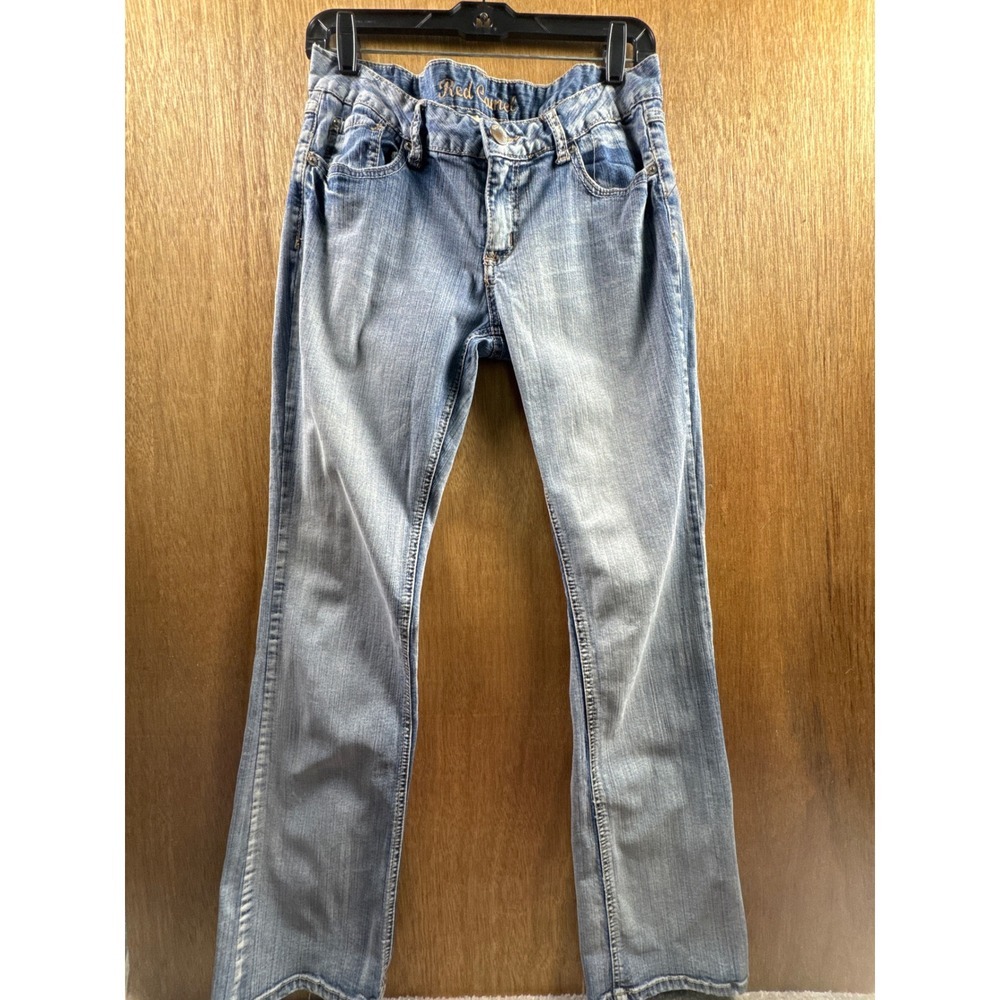 Red Camel Premium Denim Jeans Womens Size 11 Blue Bootcut Light Wash Stretch